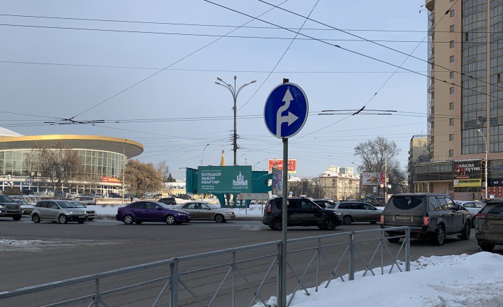 Разъяснения схемы проезда по площадям-кольцам Новосибирска